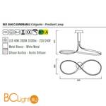 Потолочный светильник Mantra Nur 6003 - Схема