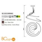 Потолочный светильник Mantra Nur 5832 - Схема