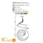 Потолочный светильник Mantra Nur 5003 - Схема