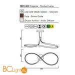 Потолочный светильник Mantra Nur 5360 - Схема