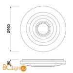 Потолочный светильник Mantra Ondas 5878 - Схема