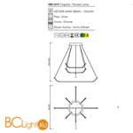 Подвесной светильник Mantra Papua 5570 - Схема