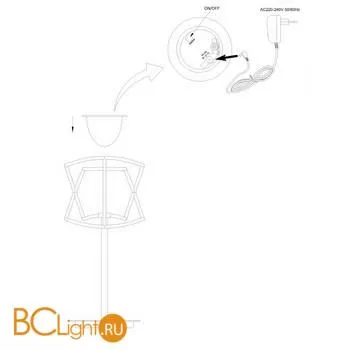 Настольная лампа Mantra Polinesia 7135 - Фото 4