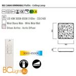 Потолочный светильник Mantra Rombos 5880 - Схема