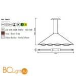 Подвесной светильник Mantra Sahara 5801 - Схема