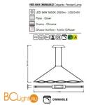Подвесной светильник Mantra Sahara 4864 - Схема