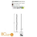 Торшер Mantra Sahara 5401 - Схема