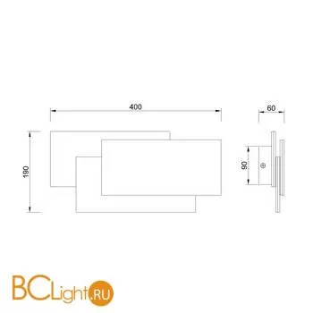 Настенный светильник Mantra Tahiti 8090 - Фото 1