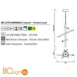 Подвесной светильник Mantra Take 5770 - Схема