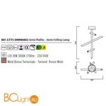 Потолочный светильник Mantra Take 5771 - Схема