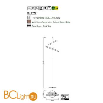 Торшер Mantra Take 5775 - Схема