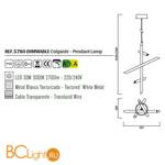 Подвесной светильник Mantra Take 5780 - Схема