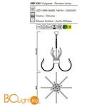 Люстра Mantra Versailles 5561 - Схема