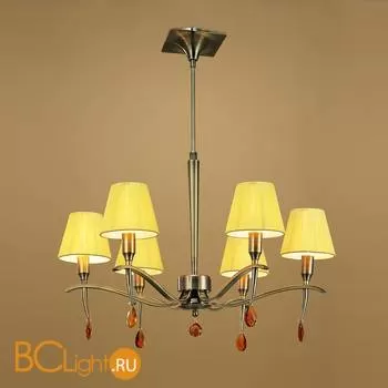 Люстра Mantra Viena Pantalla Cuero 0352