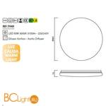 Потолочный светильник Mantra Zero II 5940 - Схема