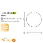 Потолочный светильник Mantra Zero II 5942 - Схема