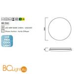 Потолочный светильник Mantra Zero II 5943 - Схема