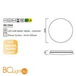 Потолочный светильник Mantra Zero II 5944 - Схема