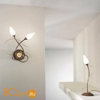 Бра Masca Armonia 1832/A2 Tabacco oro / Glass 505 - Фото 0