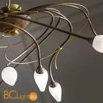 Люстра Masca Armonia 1832/6 Tabacco oro / Glass 505 - Фото 0