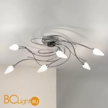 Потолочная люстра Masca Armonia 1832/6PL Ral ardesia / Glass 505