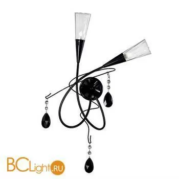 Бра Masca Black Beauty 1803/A2D Nero lucido / Glass 390