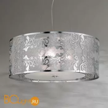 Подвесной светильник Masca Cashmere 1868/4 Argento/Glass 587