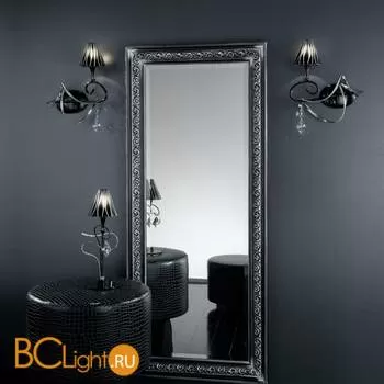 Бра Masca Chic 1831/A1D Nero lucido / Glass 501 - Фото 0