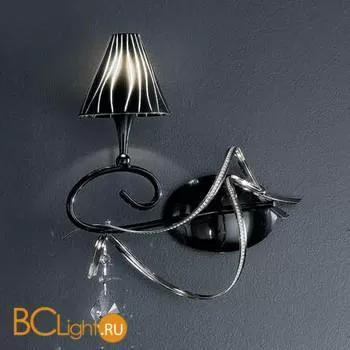 Бра Masca Chic 1831/A1S Nero lucido / Glass 501