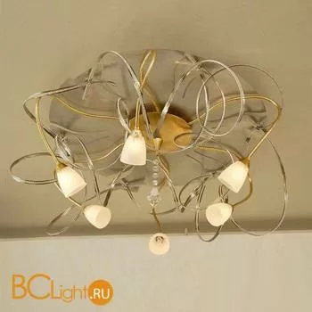 Потолочная люстра Masca Chic 1831/6PL oro/glass 566/499