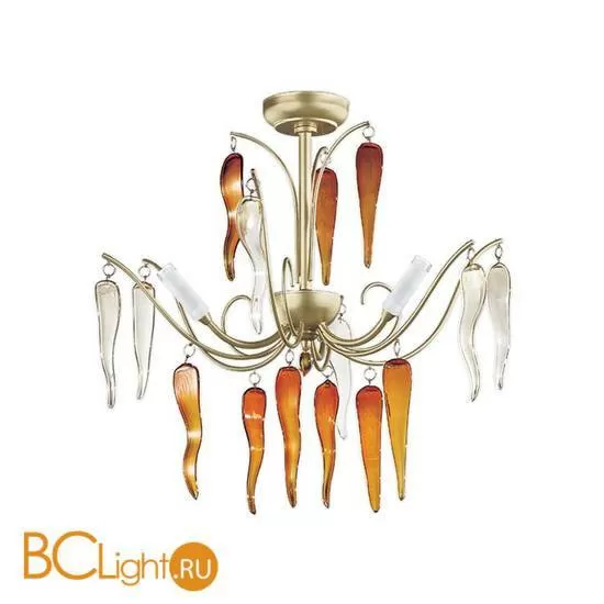 Потолочный светильник Masca Crystal 1820/3PL Oro n.1 / Glass 435 436