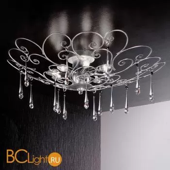 Потолочный светильник Masca Damasco 1828/8PL Argento