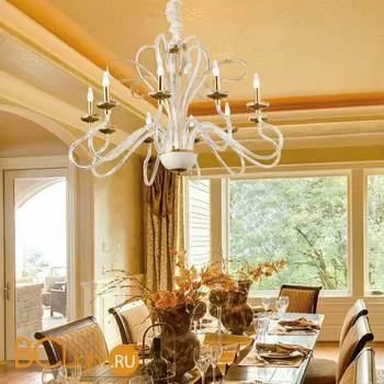 Люстра Masca Deco 1878/10 Bianco oro - Фото 1