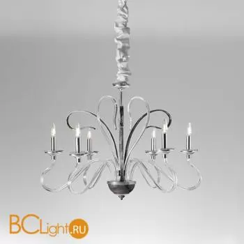Люстра Masca Deco 1878/6 Piombo argento 