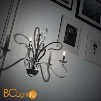 Бра Masca Deco 1878/A2 Piombo argento 