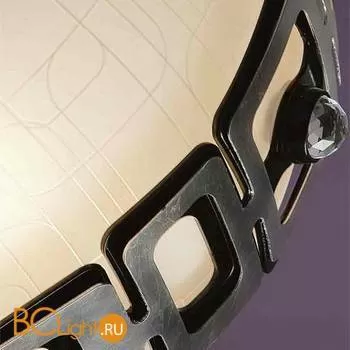 Подвесной светильник Masca Doge 1849/3S Nero argento / Glass 560 - Фото 0