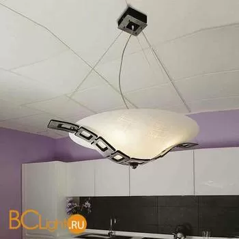 Подвесной светильник Masca Doge 1849/3S Nero argento / Glass 560