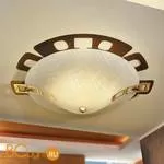 Потолочный светильник Masca Doge 1849/3PLG Ruggine oro / Glass 560 - Фото 0