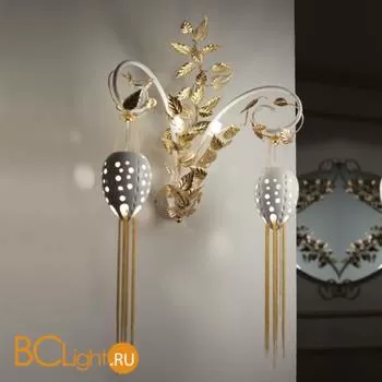 Бра Masca Fantasia 1881/A2 Bianco lucido oro