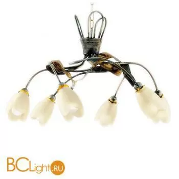 Люстра Masca Fleur de Mai 1633/6 Verde oliva / Glass 218