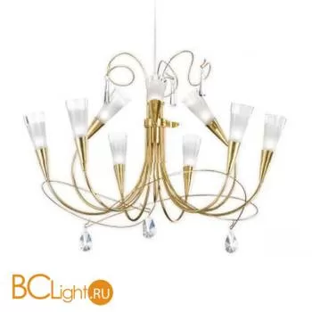 Люстра Masca Flute 1802/9 Oro / Glass 399