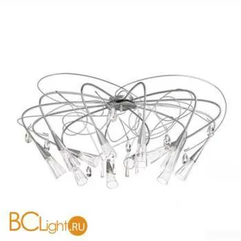 Потолочная люстра Masca Flute 1802/12PL Alluminio / Glass 390