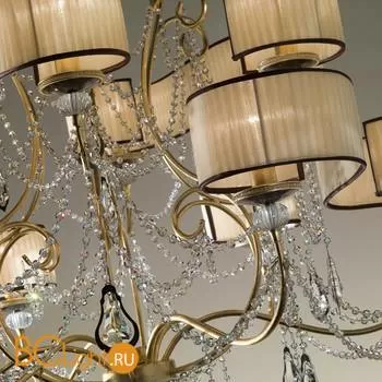 Люстра Masca Foulard 1876/12 Oro moka - Фото 2