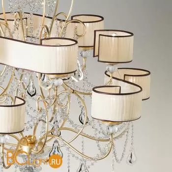 Люстра Masca Foulard 1876/12 Oro moka - Фото 1