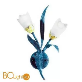 Бра Masca Fresia 1641/A2 Blu / Glass 235