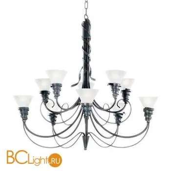 Люстра Masca Futura 1565/10 Peltro / Glass 116