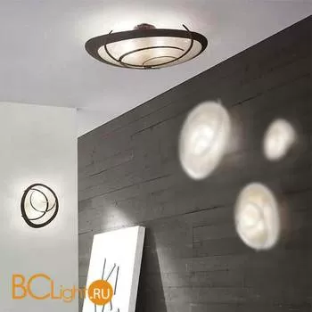 Потолочный светильник Masca Galassia 1848/4PL Ruggine oro / Glass 556