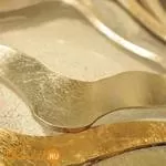 Настенный светильник Masca Gioiello 1844/A2 Argento oro / Glass 548 - Фото 1