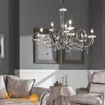 Люстра Masca Gotica 1846/9 Argento platino - Фото 0