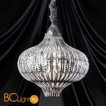 Подвесной светильник Masca Jasmine 1872/9 Nichel drop / Swarovski